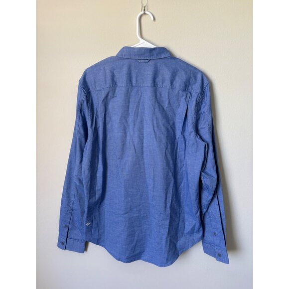 Lululemon Men’s All Town Button Down Lightweight Long-Sleeve Shirt XL Collared - Picture 6 of 9